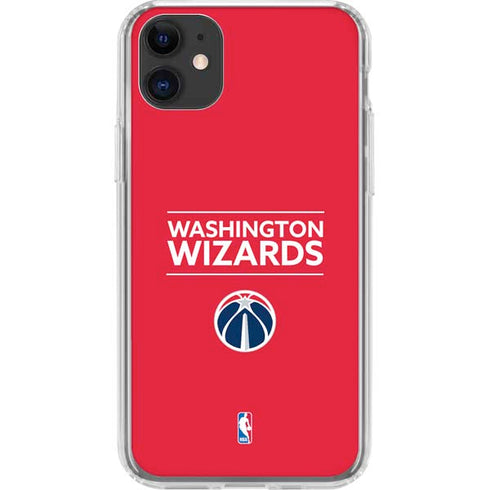 NBA Washington Wizards Standard - Red iPhone 11 Clear Case