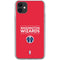 NBA Washington Wizards Standard - Red iPhone 11 Clear Case