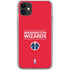 NBA Washington Wizards Standard - Red iPhone 11 Clear Case
