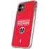 NBA Washington Wizards Standard - Red iPhone 11 Clear Case