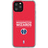 NBA Washington Wizards Standard - Red iPhone 11 Pro Clear Case