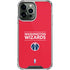 NBA Washington Wizards Standard - Red iPhone 13 Pro Max Clear Case