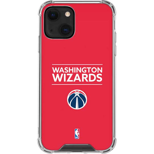 NBA Washington Wizards Standard - Red iPhone 14 Clear Case