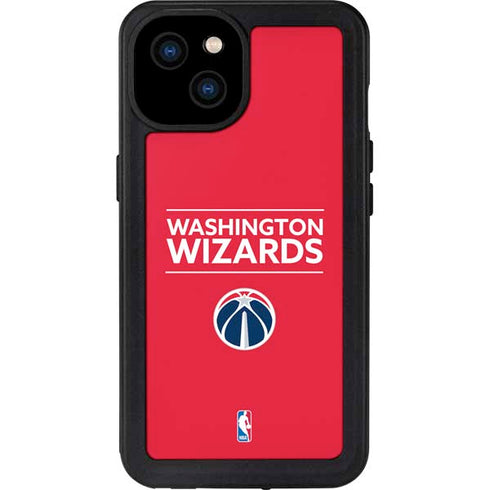 NBA Washington Wizards Standard - Red iPhone 15 Plus Waterproof Case