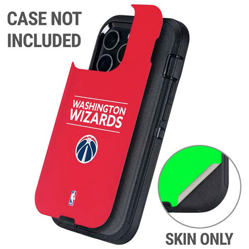 NBA Washington Wizards Standard - Red Otterbox Defender iPhone Skin