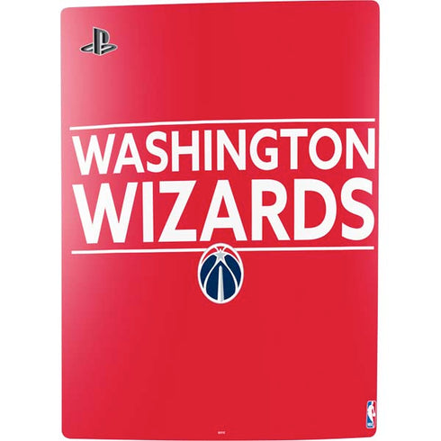 NBA Washington Wizards Standard - Red PS5 Digital Edition Console Skin