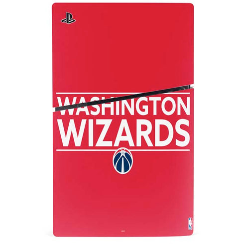 NBA Washington Wizards Standard - Red PS5 Slim Disk Bundle Skin