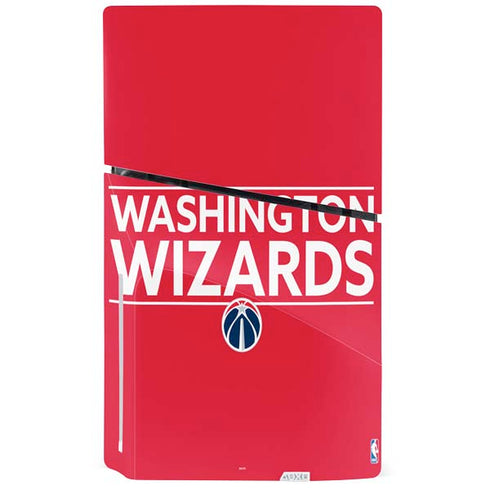 NBA Washington Wizards Standard - Red PS5 Slim Disk Bundle Skin