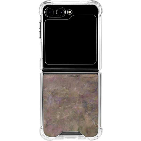 Water Lilies by Claude Monet Galaxy Z Flip5 5G Clear Case