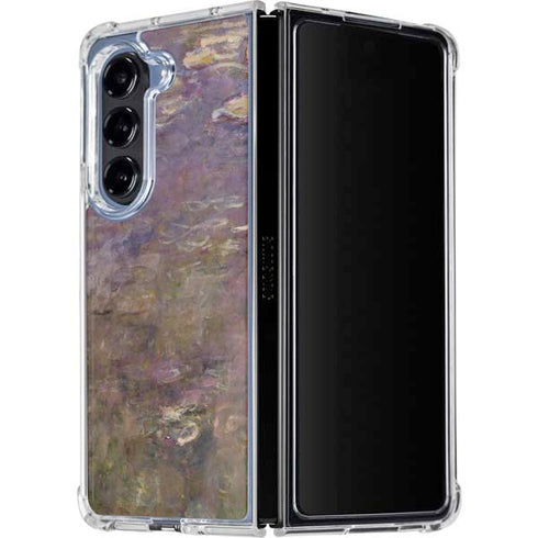 Water Lilies by Claude Monet Galaxy Z Fold5 5G Clear Case