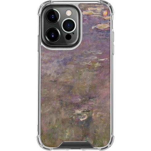 Claude Monet Water Lilies iPhone 14 Pro Clear Case