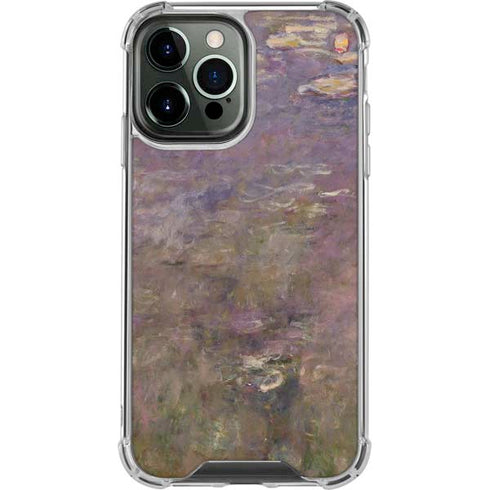 Claude Monet Water Lilies iPhone 14 Pro Max Clear Case