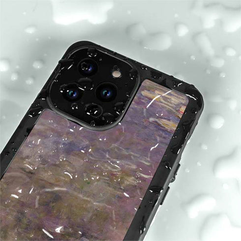 Claude Monet Water Lilies iPhone 14 Pro Max Waterproof Case