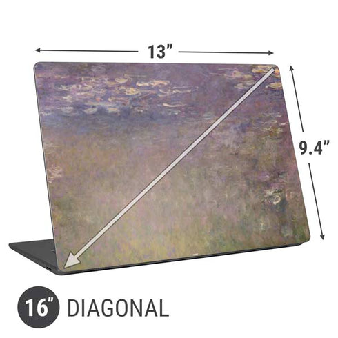 Claude Monet Water Lilies Universal Laptop 16in (13 x 9.4in) Skin