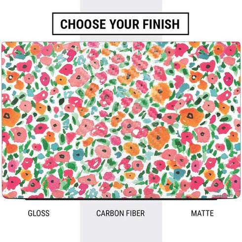 Bouffants and Broken Hearts Watercolor Floral Dell Vostro Skin