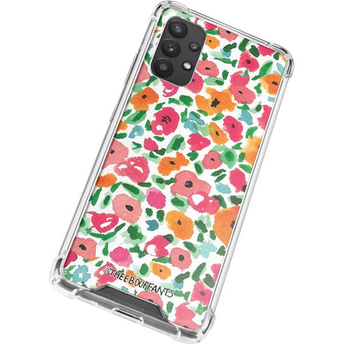 Bouffants and Broken Hearts Watercolor Floral Galaxy A32 5G Clear Case