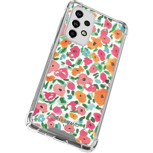 Bouffants and Broken Hearts Watercolor Floral Galaxy A53 5G Clear Case