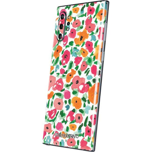 Bouffants and Broken Hearts Watercolor Floral Galaxy Note 10 Plus Skin