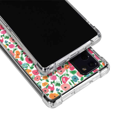 Bouffants and Broken Hearts Watercolor Floral Galaxy Note20 5G Clear Case