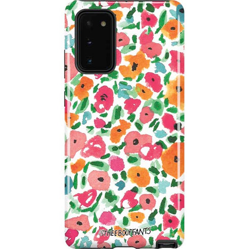 Bouffants and Broken Hearts Watercolor Floral Galaxy Note20 5G Pro Case