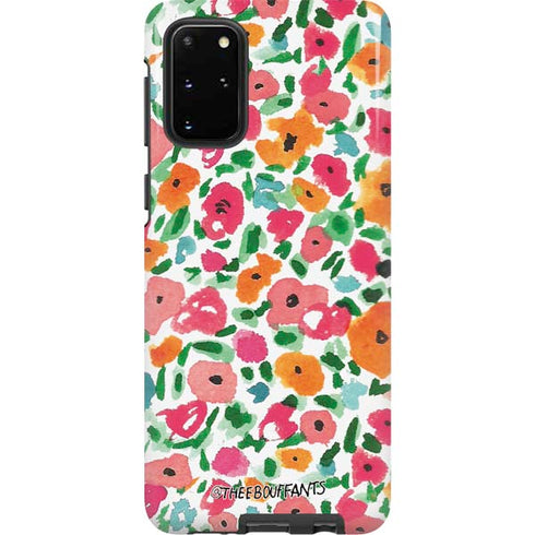 Bouffants and Broken Hearts Watercolor Floral Galaxy S20 Plus Pro Case