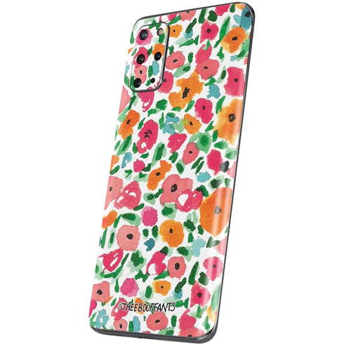 Bouffants and Broken Hearts Watercolor Floral Galaxy S20 Plus Skin