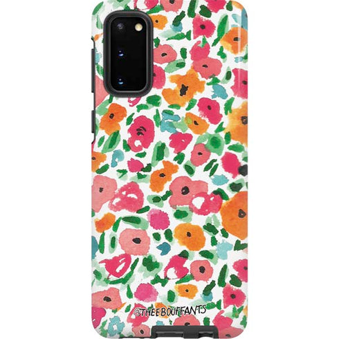 Bouffants and Broken Hearts Watercolor Floral Galaxy S20 Pro Case
