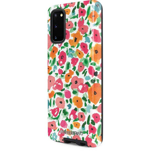 Bouffants and Broken Hearts Watercolor Floral Galaxy S20 Pro Case