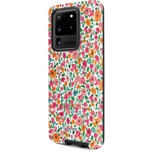 Bouffants and Broken Hearts Watercolor Floral Galaxy S20 Ultra 5G Pro Case