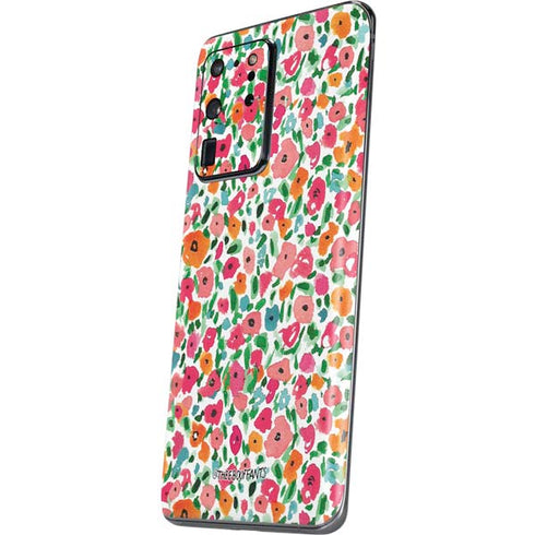 Bouffants and Broken Hearts Watercolor Floral Galaxy S20 Ultra 5G Skin