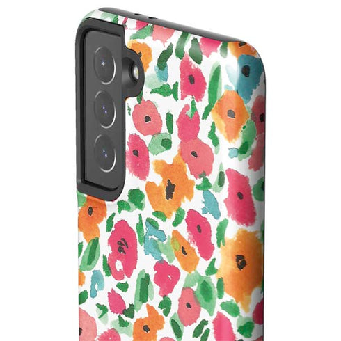 Bouffants and Broken Hearts Watercolor Floral Galaxy S21 5G Pro Case