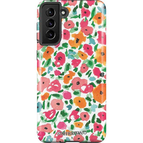 Bouffants and Broken Hearts Watercolor Floral Galaxy S21 Plus 5G Pro Case