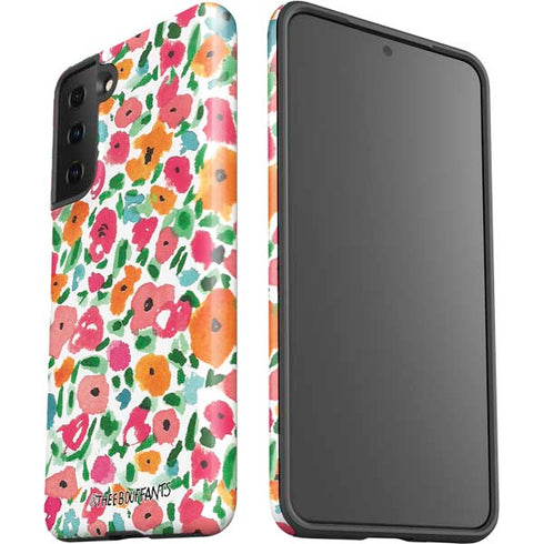 Bouffants and Broken Hearts Watercolor Floral Galaxy S21 Plus 5G Pro Case