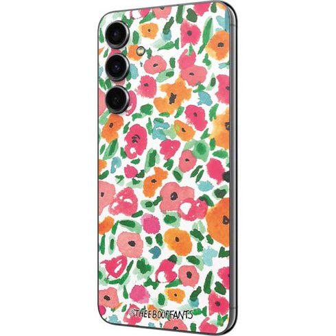 Bouffants and Broken Hearts Watercolor Floral Galaxy S23 FE Skin