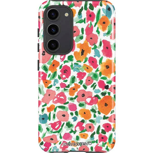 Bouffants and Broken Hearts Watercolor Floral Galaxy S23 Plus Pro Case