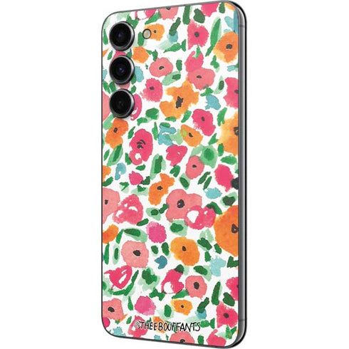 Bouffants and Broken Hearts Watercolor Floral Galaxy S23 Plus Skin