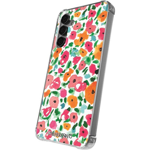 Bouffants and Broken Hearts Watercolor Floral Galaxy S24 Plus Clear Case