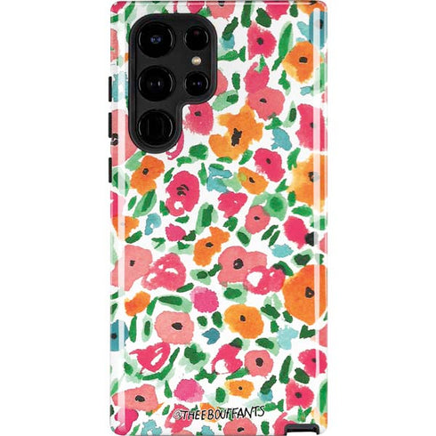 Bouffants and Broken Hearts Watercolor Floral Galaxy S24 Ultra Impact Case