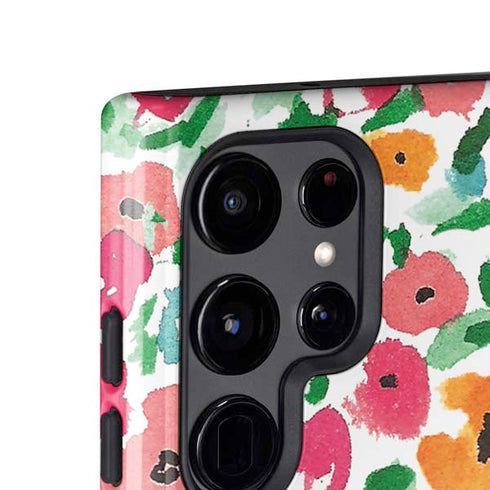 Bouffants and Broken Hearts Watercolor Floral Galaxy S24 Ultra Impact Case