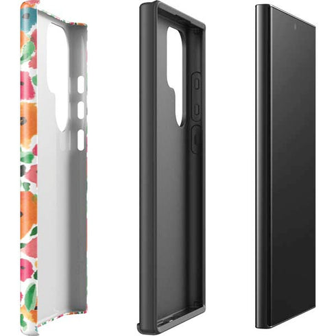 Bouffants and Broken Hearts Watercolor Floral Galaxy S24 Ultra Impact Case