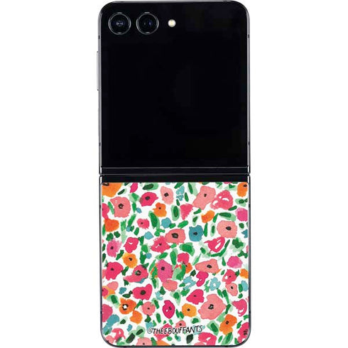 Bouffants and Broken Hearts Watercolor Floral Galaxy Z Flip5 5G Skin