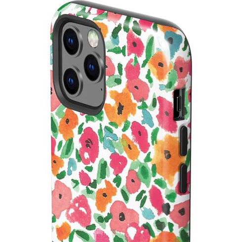 Bouffants and Broken Hearts Watercolor Floral iPhone 12 Pro Max Impact Case