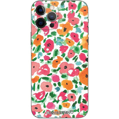 Bouffants and Broken Hearts Watercolor Floral iPhone 12 Pro Skin