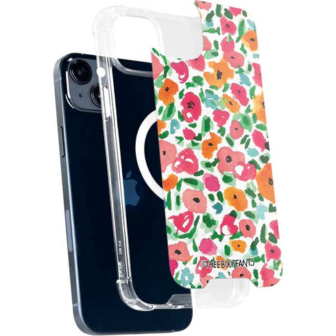 Bouffants and Broken Hearts Watercolor Floral iPhone 13 MagSafe Case