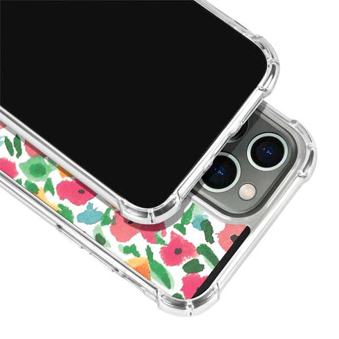 Bouffants and Broken Hearts Watercolor Floral iPhone 13 Pro Clear Case