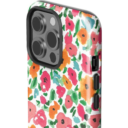 Bouffants and Broken Hearts Watercolor Floral iPhone 13 Pro Impact Case