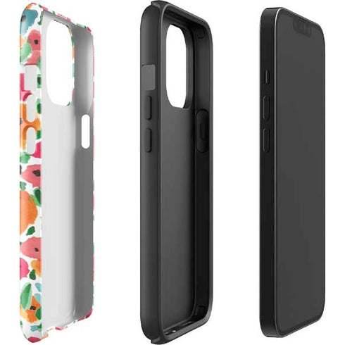 Bouffants and Broken Hearts Watercolor Floral iPhone 13 Pro Max Impact Case