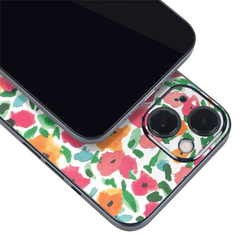 Bouffants and Broken Hearts Watercolor Floral iPhone 14 Skin
