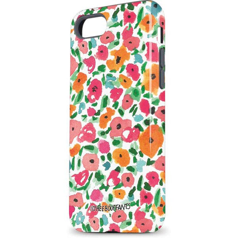 Bouffants and Broken Hearts Watercolor Floral iPhone 7 Pro Case