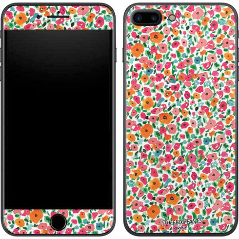 Bouffants and Broken Hearts Watercolor Floral iPhone 8 Plus Skin